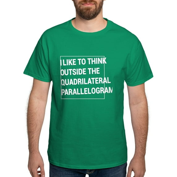 CafePress - Quadrilateral Parallelogram T Shirt - Men's Classic Graphic Cotton T-Shirt
