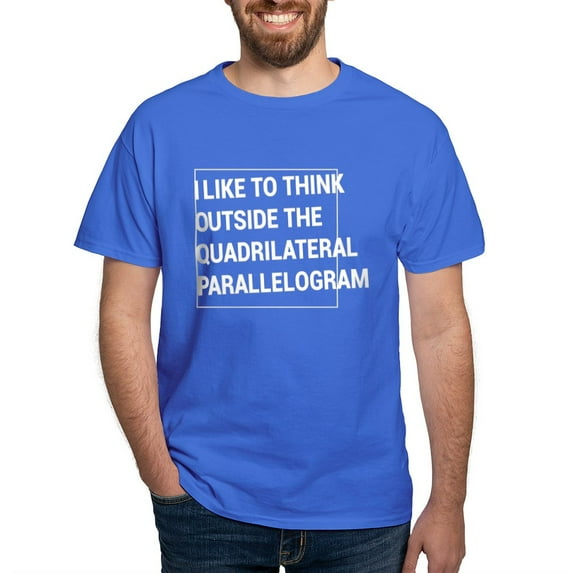CafePress - Quadrilateral Parallelogram T Shirt - Men's Classic Graphic Cotton T-Shirt