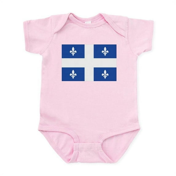 CafePress - Quebec Flag Infant Bodysuit - Baby Light Bodysuit, Size Newborn - 24 Months