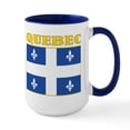 thumbnail image 1 of CafePress - Quebec Flag Large Mug - 15 oz Ceramic Large White Novelty Mug, 1 of 4