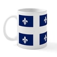 thumbnail image 1 of CafePress - Quebec Flag Mug - 11 oz Ceramic Mug - Novelty Coffee Tea Cup, 1 of 3