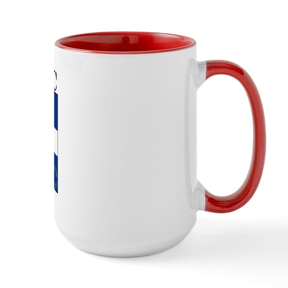 CafePress - Quebec Quebecer Flag Large Mug - 15 oz Ceramic Large White Novelty Mug