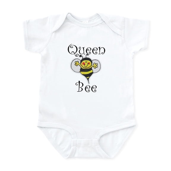 CafePress - Queen Bee Infant Bodysuit - Baby Light Bodysuit, Size Newborn - 24 Months