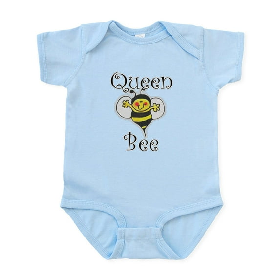 CafePress - Queen Bee Infant Bodysuit - Baby Light Bodysuit, Size Newborn - 24 Months