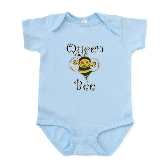 CafePress - Queen Bee Infant Bodysuit - Baby Light Bodysuit, Size Newborn - 24 Months
