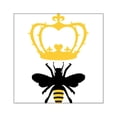 thumbnail image 1 of CafePress - Queen Bee - Square Sticker 3" x 3", 1 of 1