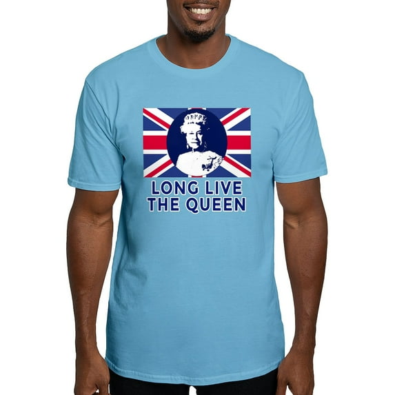 CafePress - Queen Elizabeth II: Long Live The Fitted T Shirt - Fitted T-Shirt, Vintage Fit Soft Cotton Tee