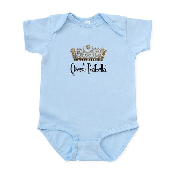 CafePress - Queen Isabella Infant Bodysuit - Baby Light Bodysuit, Size Newborn - 24 Months