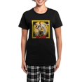 thumbnail image 1 of CafePress - Queen Of Hearts Women's Dark Pajamas - Women's Short Sleeve Print T-Shirt and Pants Dark Cotton Pajama Set, 1 of 7
