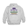 thumbnail image 1 of CafePress - Queen Of Mardis Gras - Kids Hooded Sweatshirt, Classic Hoodie, 1 of 5
