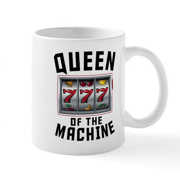 CafePress - Queen Of The Machine Mugs - 11 oz Ceramic Mug - Novelty Coffee Tea Cup