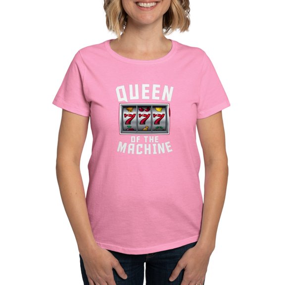 CafePress - Queen Of The Machine T Shirt - Women's Traditional Fit Dark T-Shirt
