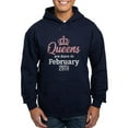 thumbnail image 1 of CafePress - Queens Are Born In February 29Th Sweatshirt - Pullover Hoodie, Classic, Comfortable Hooded Sweatshirt, 1 of 4