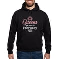 thumbnail image 1 of CafePress - Queens Are Born In February 29Th Sweatshirt - Pullover Hoodie, Classic, Comfortable Hooded Sweatshirt, 1 of 4