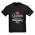 thumbnail image 1 of CafePress - Queens Are Born In February 29Th T Shirt - Dark T-Shirt Kids XS-XL, 1 of 4