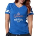 thumbnail image 1 of CafePress - Queens Are Born In February 29Th T Shirt - Womens Football Shirt, 1 of 4
