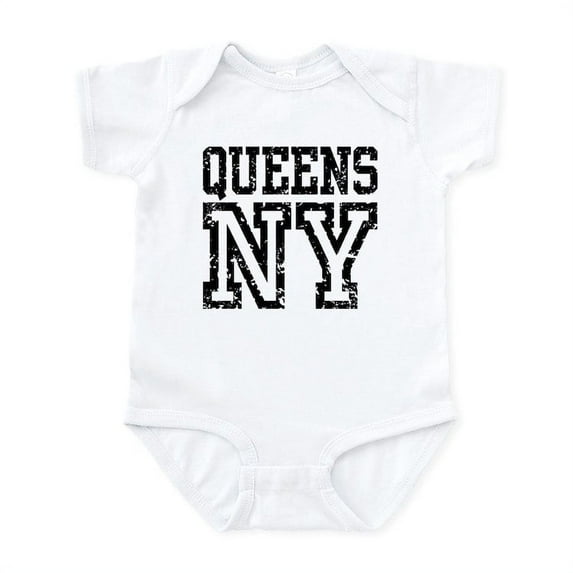 CafePress - Queens NY Infant Bodysuit - Baby Light Bodysuit, Size Newborn - 24 Months