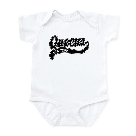 CafePress - Queens New York Infant Bodysuit - Baby Light Bodysuit, Size Newborn - 24 Months