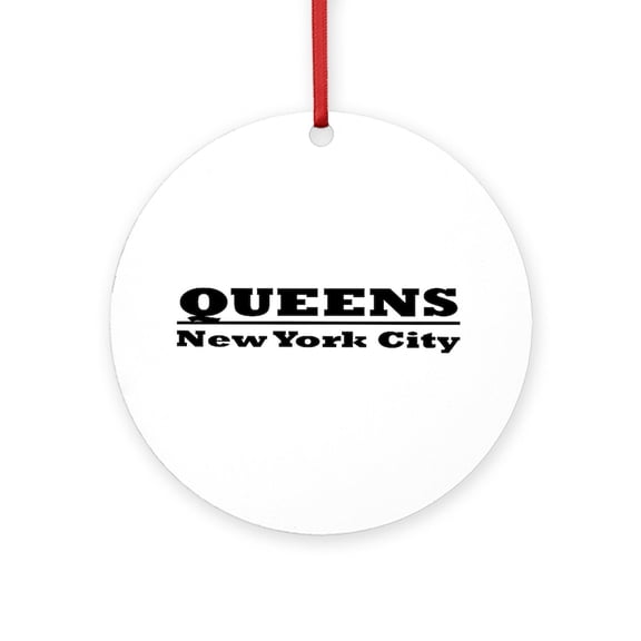CafePress - Queens -  Round Wood Ornament 4"