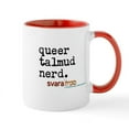 thumbnail image 1 of CafePress - Queer Talmud Nerd Mugs - 11 oz Ceramic Mug - Novelty Coffee Tea Cup, 1 of 4