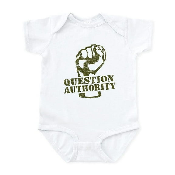 CafePress - Question Authority Infant Bodysuit - Baby Light Bodysuit, Size Newborn - 24 Months