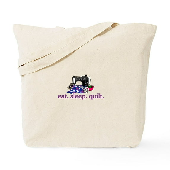 CafePress - Quilt (Machine) Tote Bag - Unisex Canvas Tote Bag, Beige, 1-Piece