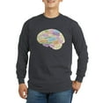 thumbnail image 1 of CafePress - Quilter's Brain Long Sleeve T Shirt - Long Sleeve Dark T-Shirt, 1 of 4