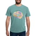 thumbnail image 1 of CafePress - Quilter's Brain T Shirt - Mens Comfort Colors Shirt, 1 of 5