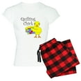 thumbnail image 1 of CafePress - Quilting Chick Text Women's Light Pajamas - Women's Short Sleeve Print T-Shirt and Pants Light Cotton Pajama Set, 1 of 7