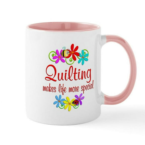CafePress - Quilting Is Special Mug - 11 oz Ceramic Mug - Novelty Coffee Tea Cup