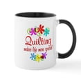 thumbnail image 1 of CafePress - Quilting Is Special Mug - 11 oz Ceramic Mug - Novelty Coffee Tea Cup, 1 of 4