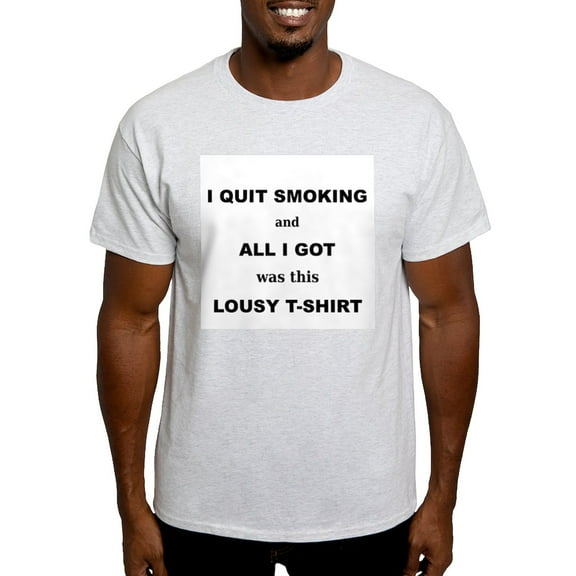 CafePress - Quit Smoking T Shirt - Men's Classic Graphic T-Shirt