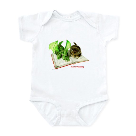CafePress - R Is For Reading Infant Bodysuit - Baby Light Bodysuit, Size Newborn - 24 Months