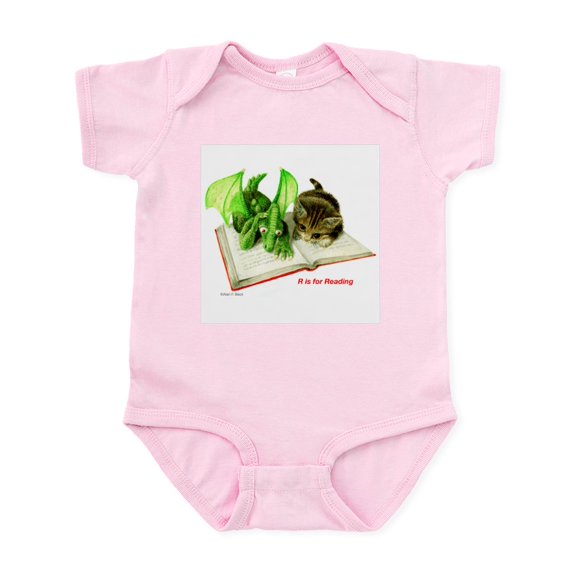 CafePress - R Is For Reading Infant Bodysuit - Baby Light Bodysuit, Size Newborn - 24 Months
