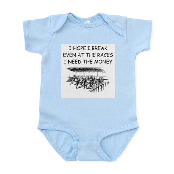 CafePress - RACES2 Body Suit - Baby Light Bodysuit, Size Newborn - 24 Months
