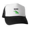 thumbnail image 1 of CafePress - RAWR! - Trucker Hat - Polyester Foam Front and Nylon Mesh Weave Back, 1 of 9