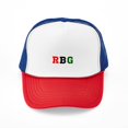 thumbnail image 1 of CafePress - RBG - Adjustable Unisex Printed Trucker Hat with Mesh Back, 1 of 10