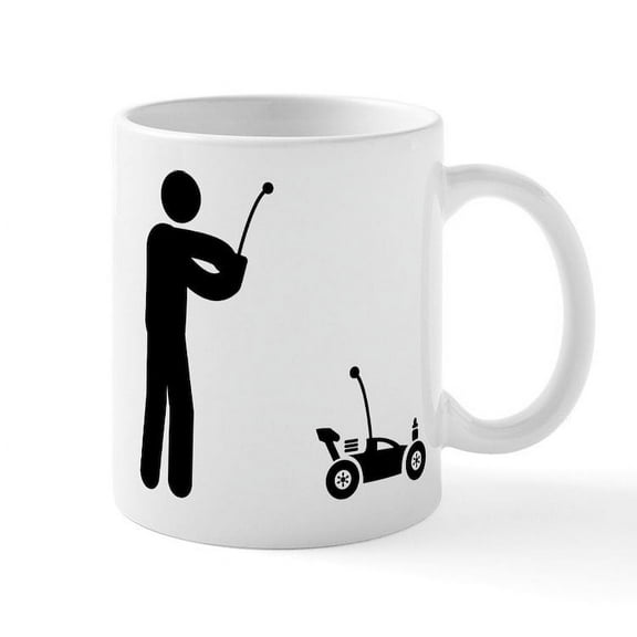 CafePress - RC Car Mug - 11 oz Ceramic Mug - Novelty Coffee Tea Cup