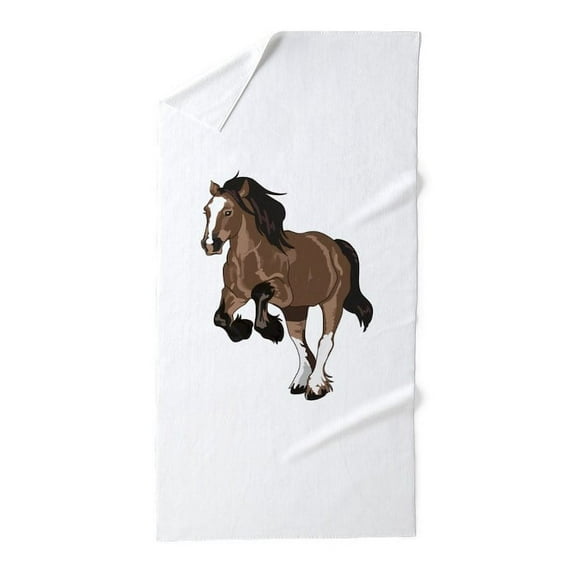 CafePress - REARING DRAFT HORSE - Large Beach Towel, Soft 30"x60" Towel with Unique Design