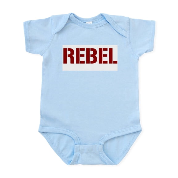 CafePress - REBEL Infant Bodysuit - Baby Light Bodysuit, Size Newborn - 24 Months
