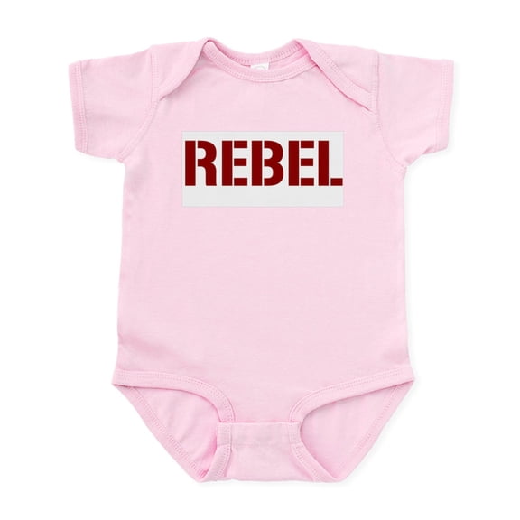 CafePress - REBEL Infant Bodysuit - Baby Light Bodysuit, Size Newborn - 24 Months