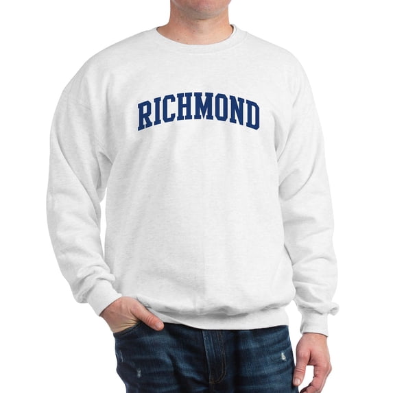 CafePress - RICHMOND Design (Blue) Sweatshirt - Crew Neck Sweatshirt