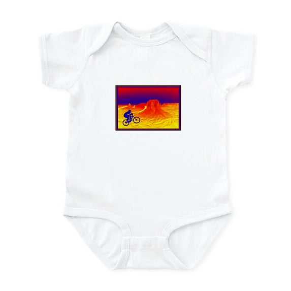 CafePress - RIDE THE LIFE Body Suit - Baby Light Bodysuit, Size Newborn - 24 Months