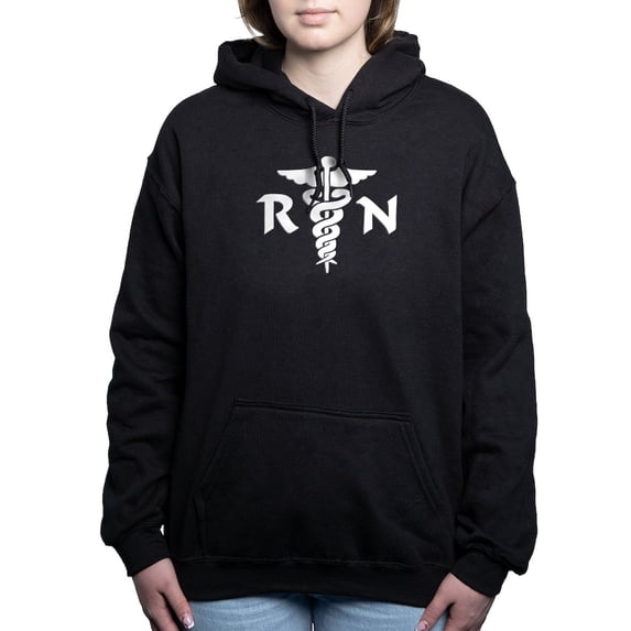 CafePress - RN Nurse Medical Symbol Hooded Sweatshirt - Pullover Hoodie, Classic & Comfortable Hooded Sweatshirt