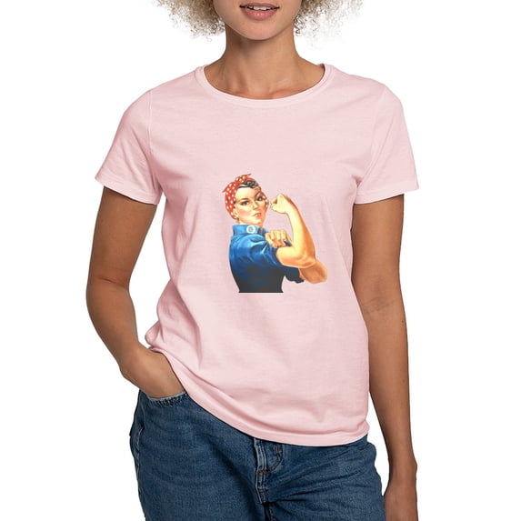 CafePress - ROSIE THE RIVETER Black T Shirt - Women's Classic T-Shirt