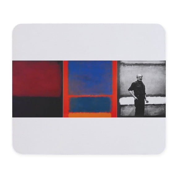 CafePress - ROTHKO 2 PAINTS AND SELF - Non-slip Rubber Mousepad, Gaming Mouse Pad