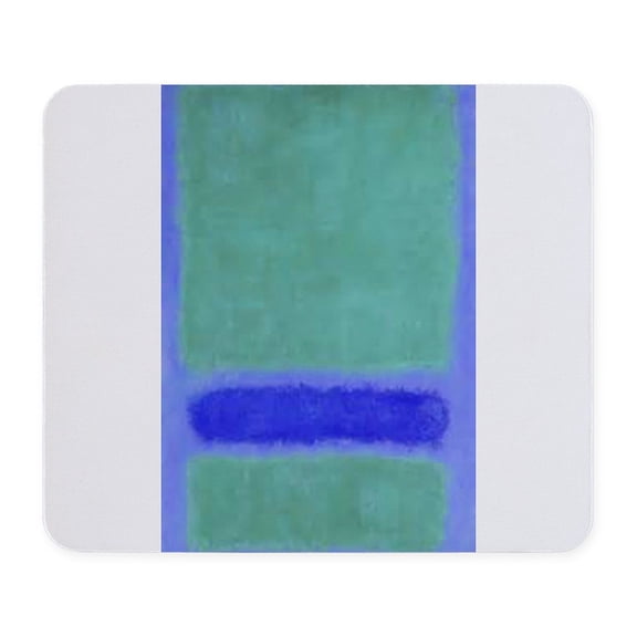 CafePress - ROTHKO BLUE AND BROWN - Non-slip Rubber Mousepad, Gaming Mouse Pad