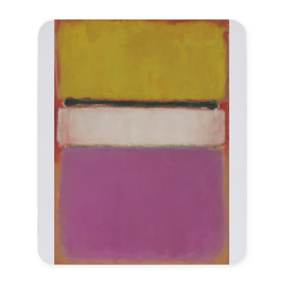 CafePress - ROTHKO PINK ORANGE WHITE 4 Mousepad - Non-slip Rubber Mousepad, Gaming Mouse Pad