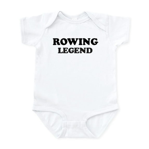 CafePress - ROWING Legend Infant Bodysuit - Baby Light Bodysuit, Size Newborn - 24 Months