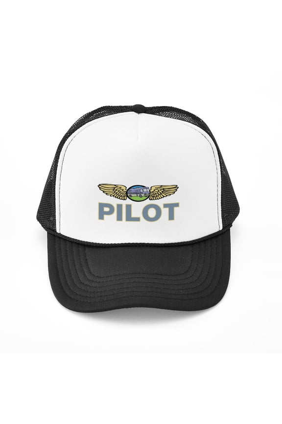 - RV Pilot - Adjustable Unisex Printed Trucker Hat with Mesh Back